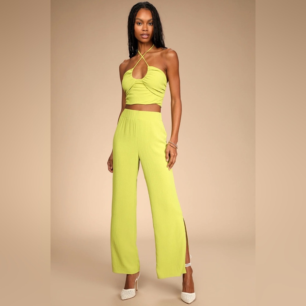 Follow the Breeze lime matching set